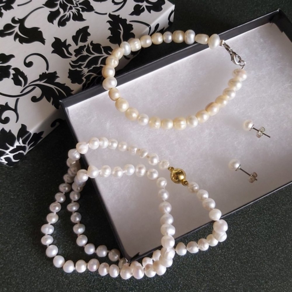 Freshwater Pearl Set Jewelry